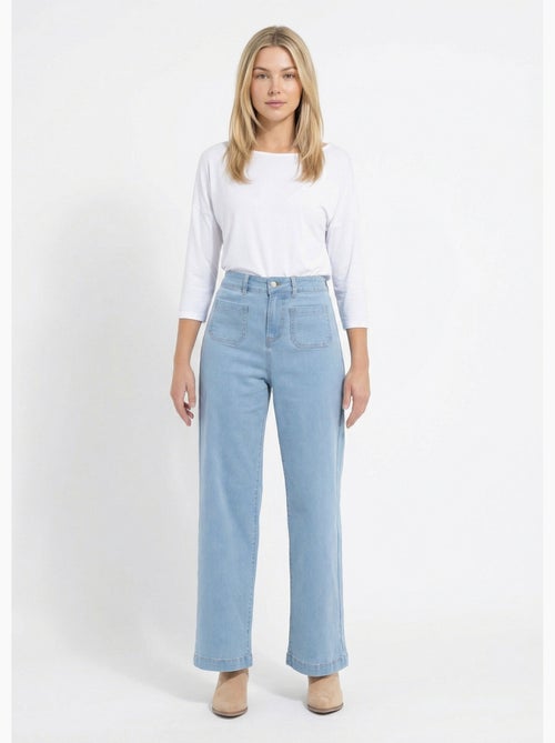 Jean large femme denim stretch - afibel - Kiabi Jean large femme denim stretch - afibel - Kiabi