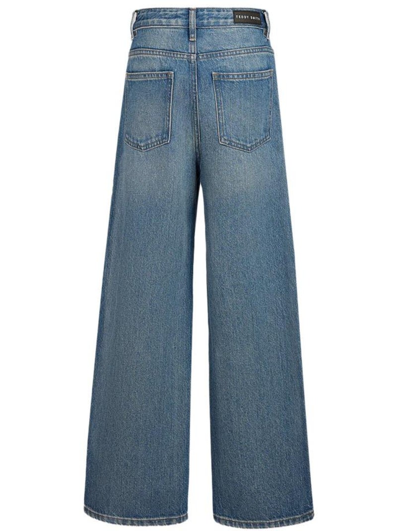 Jean Large  Fille Teddy Smith Electra Bleu - Kiabi