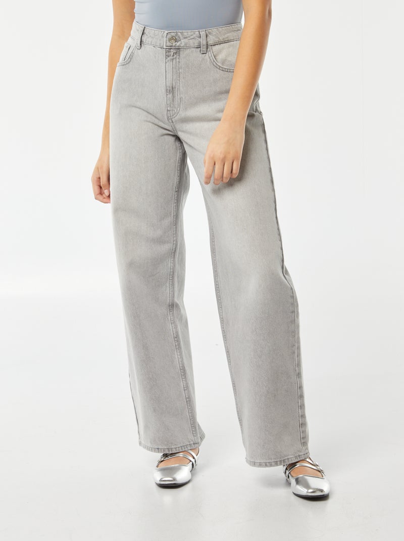 Jean large GRIS - Kiabi
