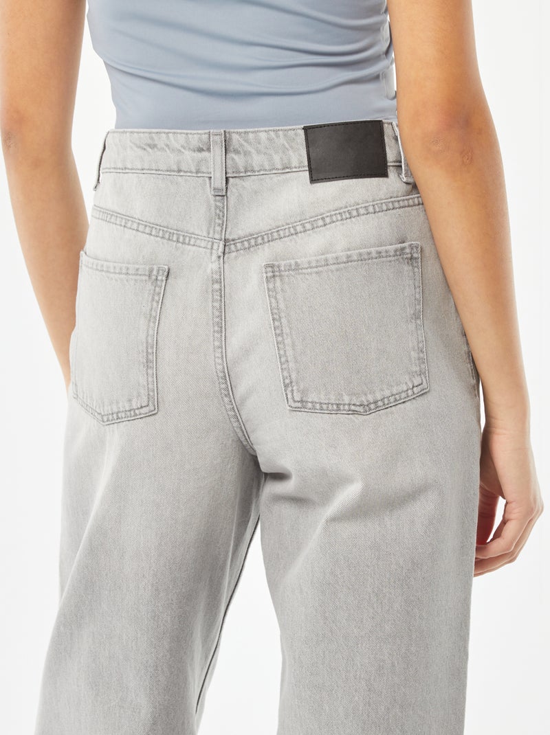 Jean large GRIS - Kiabi