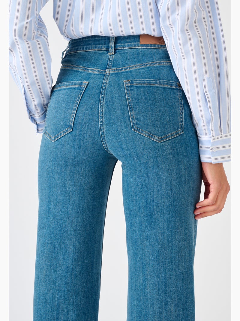 Jean large Perfect Fit by Damart - Damart Bleu denim - Kiabi