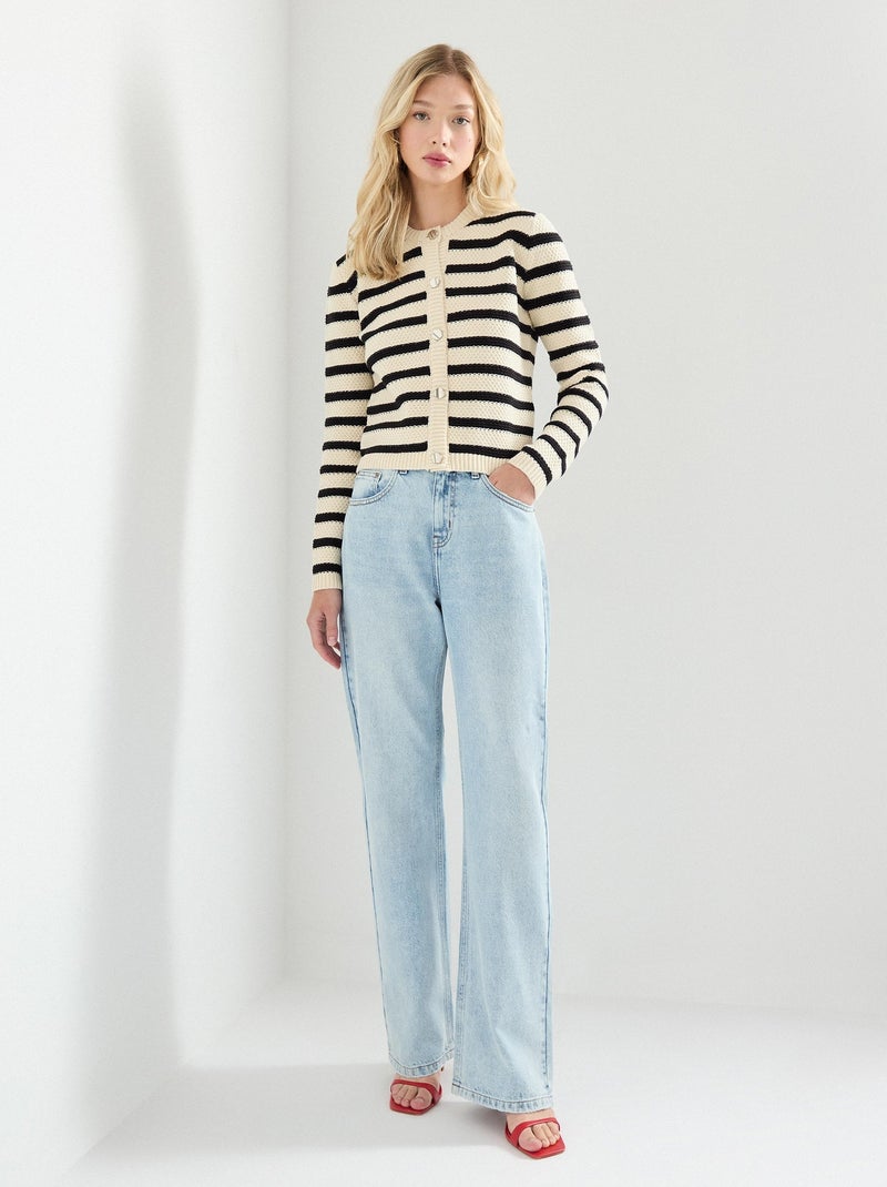 Jean large pour femme MO Fashion Bleu - Kiabi