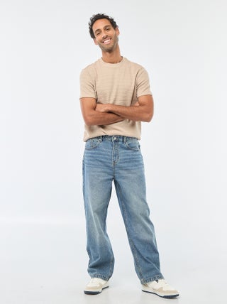 Jean large / relaxed fit à 5 poches