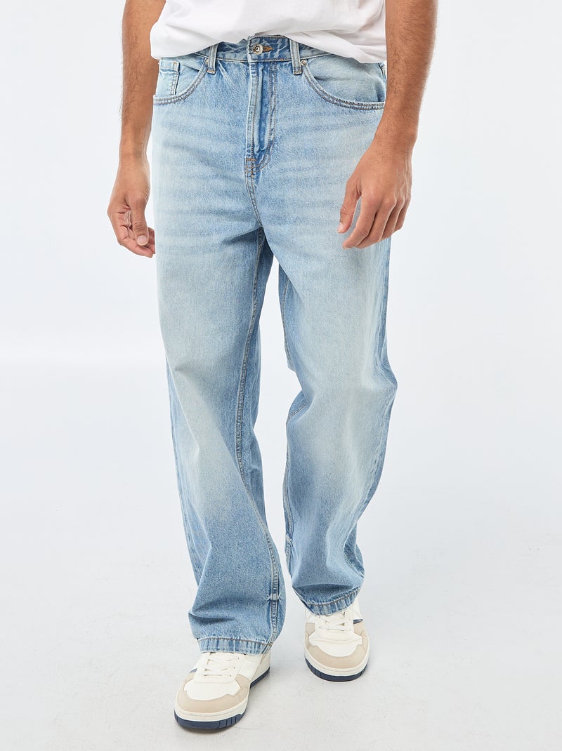 Jean large / relaxed fit à 5 poches Bleu - Kiabi