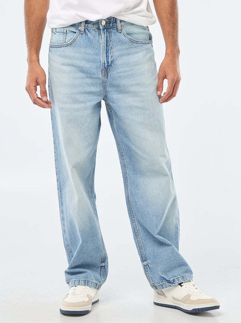 Jean large / relaxed fit à 5 poches Bleu - Kiabi