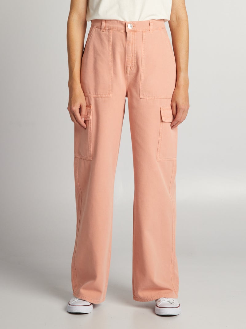 Jean large Rose - Kiabi