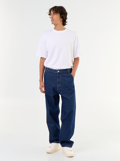 Jean large style baggy avec poches italiennes - Kiabi