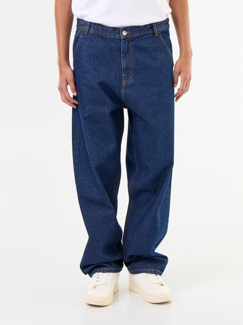 Jean large style baggy avec poches italiennes - Kiabi