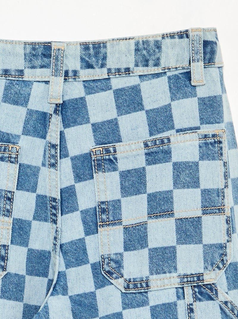 Jean large style carpenter Bleu - Kiabi