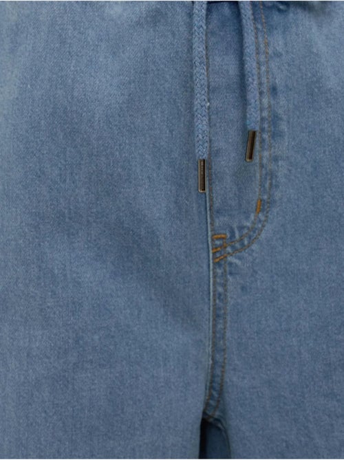Jean large taille haute à cordon - Kiabi Jean large taille haute à cordon - Kiabi