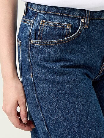 Jean large taille haute