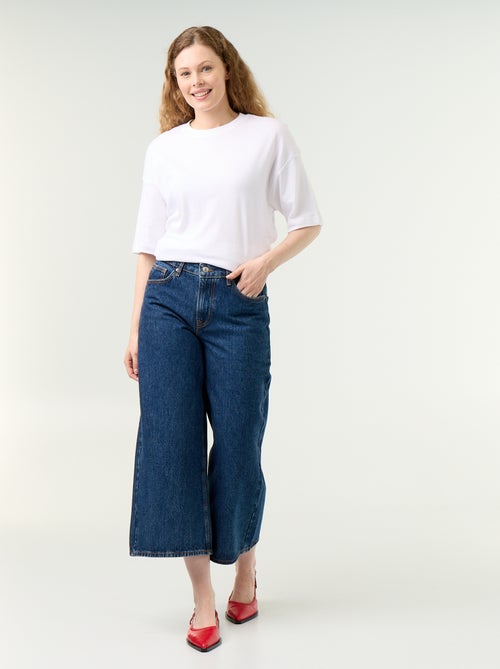 Jean large taille haute - Kiabi