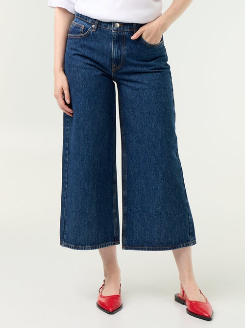 Jean large taille haute - Kiabi