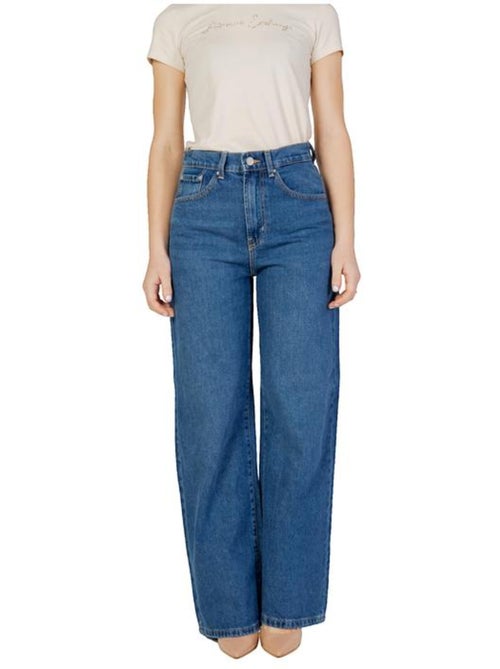 Jean large taille haute en coton Only - Kiabi