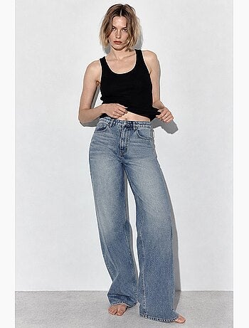 Jean large taille haute hiccup