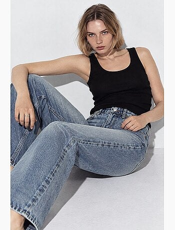 Jean large taille haute hiccup