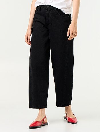 Jean large taille haute