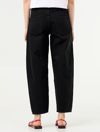 Jean large taille haute