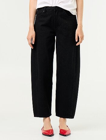 Jean large taille haute