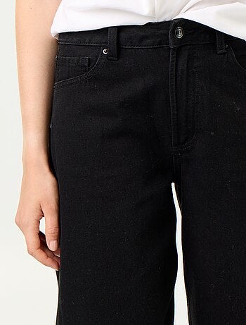 Jean large taille haute