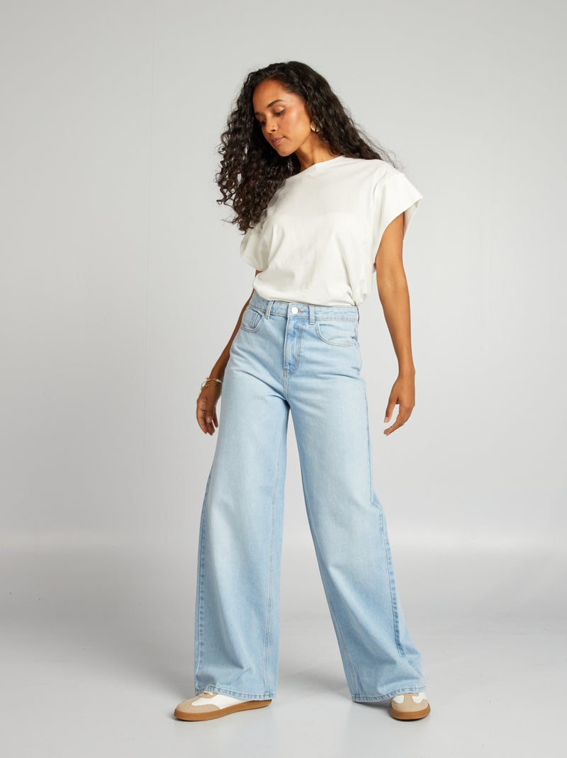 Jean large Triple stone - Kiabi