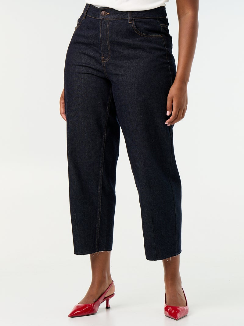 Jean large / wide leg à 5 poches Bleu - Kiabi