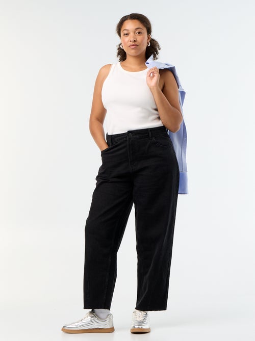 Jean large / wide leg à 5 poches - Kiabi