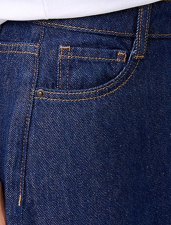 Jean large wide leg avec nœuds fantaisies à la base
