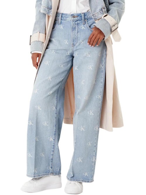 Jean Loose Femme Calvin Klein Jeans - Kiabi