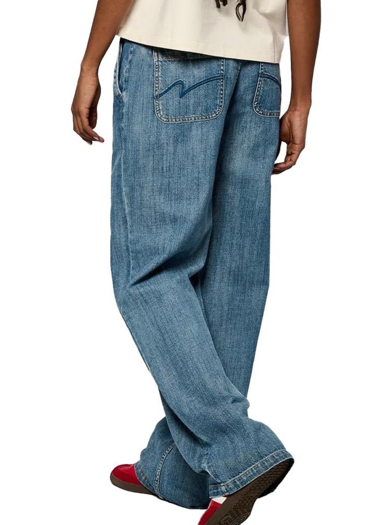 Jean Loose Femme Kaporal - 28 Bleu - Kiabi