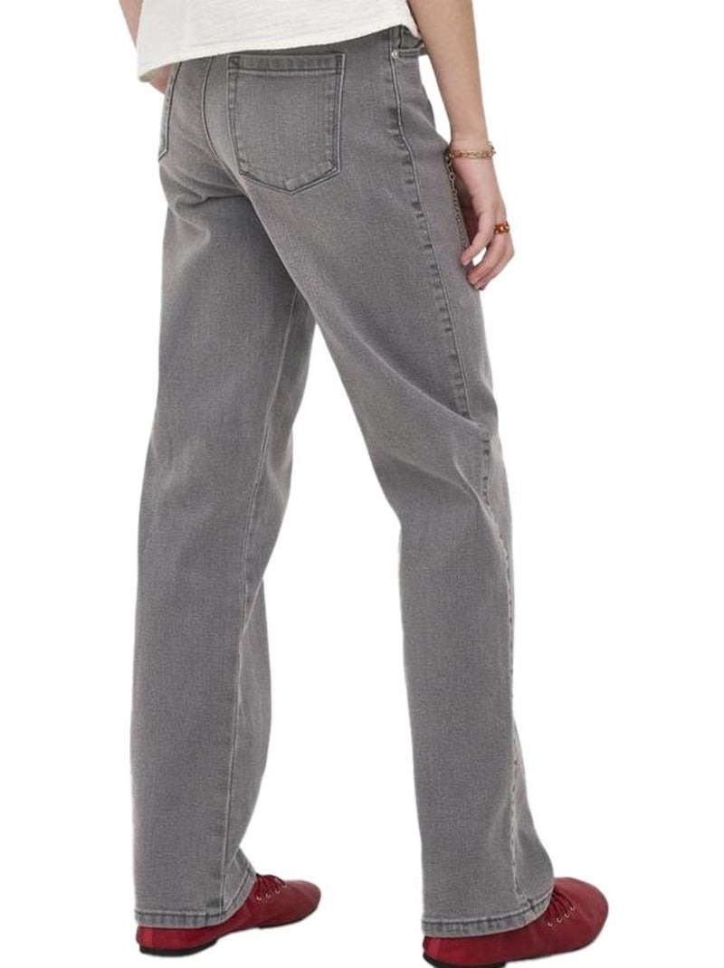 Jean Loose Fille Kids ONLY Gris Argenté - Kiabi