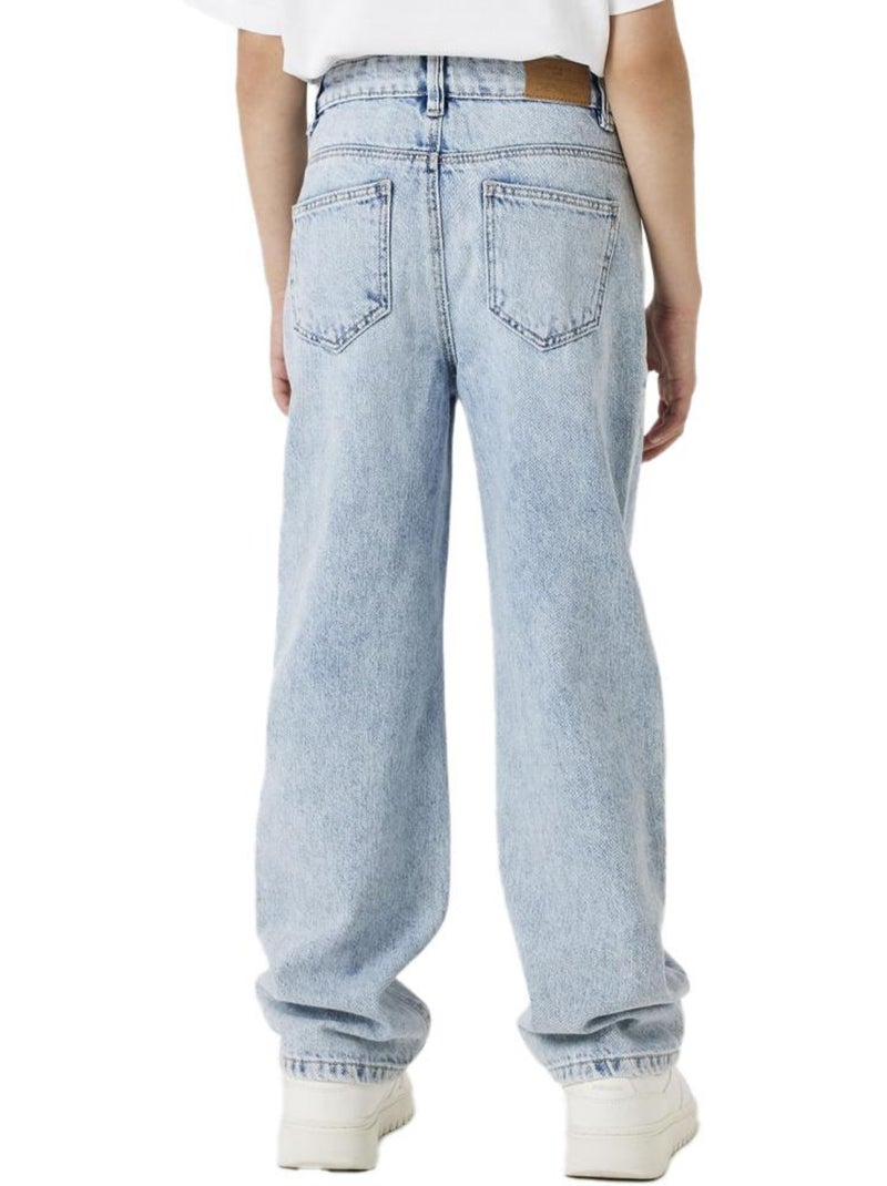 Jean Loose Fille Name it Bleu clair - Kiabi