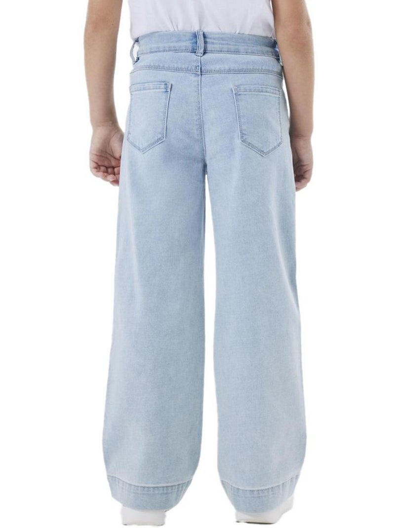 Jean Loose Fille Name it Bleu clair - Kiabi