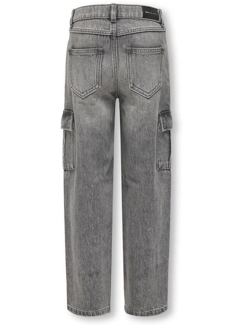 Jean Loose Kids ONLY Gris Argenté - Kiabi