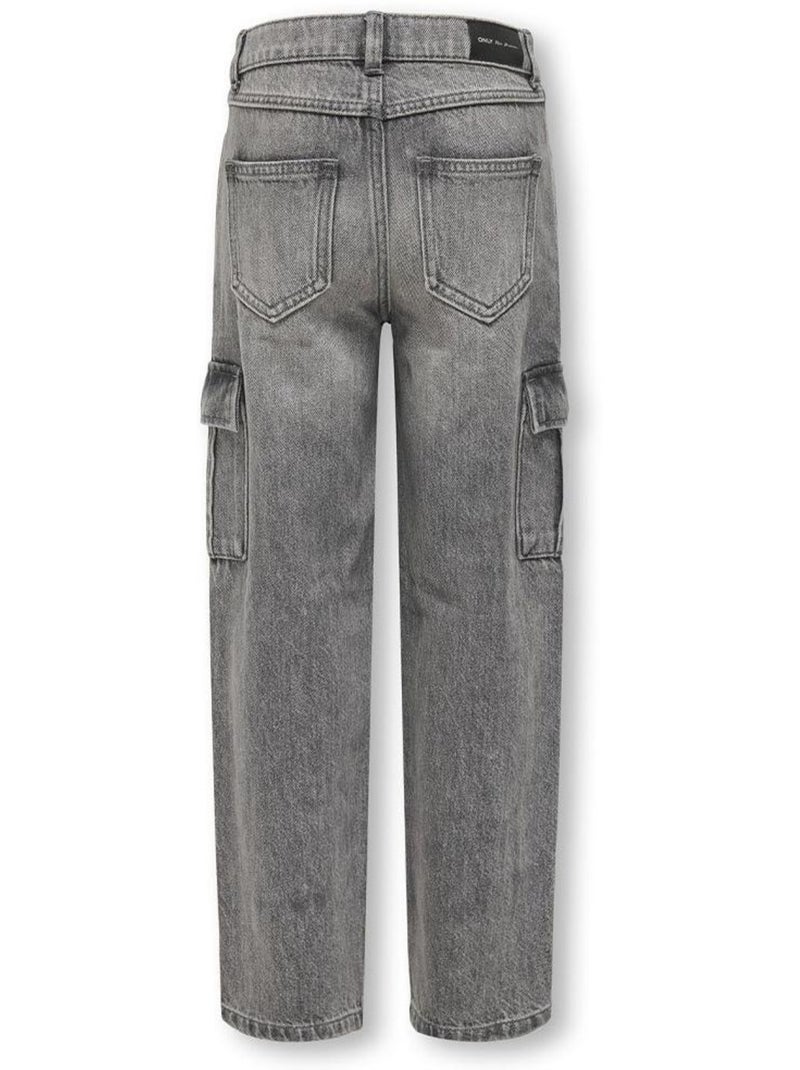 Jean Loose Kids ONLY Gris Argenté - Kiabi
