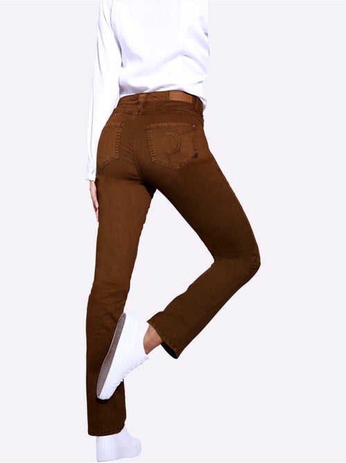 Jean mélange coton et lyocell de qualité - taille courte - helline - Kiabi