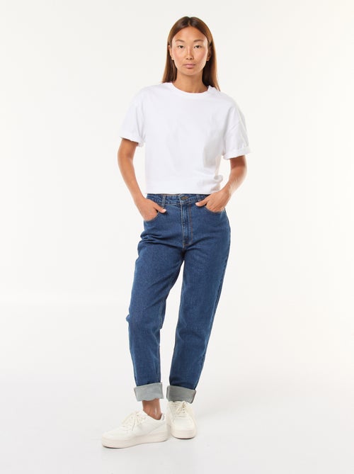 Jean mom 5 poches L34 - Kiabi