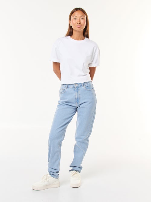 Jean mom 5 poches L34 - Kiabi