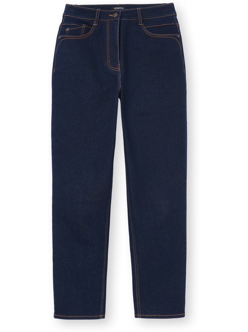 Jean Mom 7/8ème - DAXON Bleu denim - Kiabi