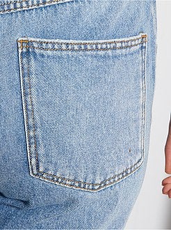 Jean mom à taille élastique - Kiabi
