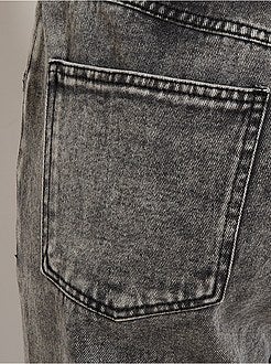 Jean mom à taille élastique - Kiabi