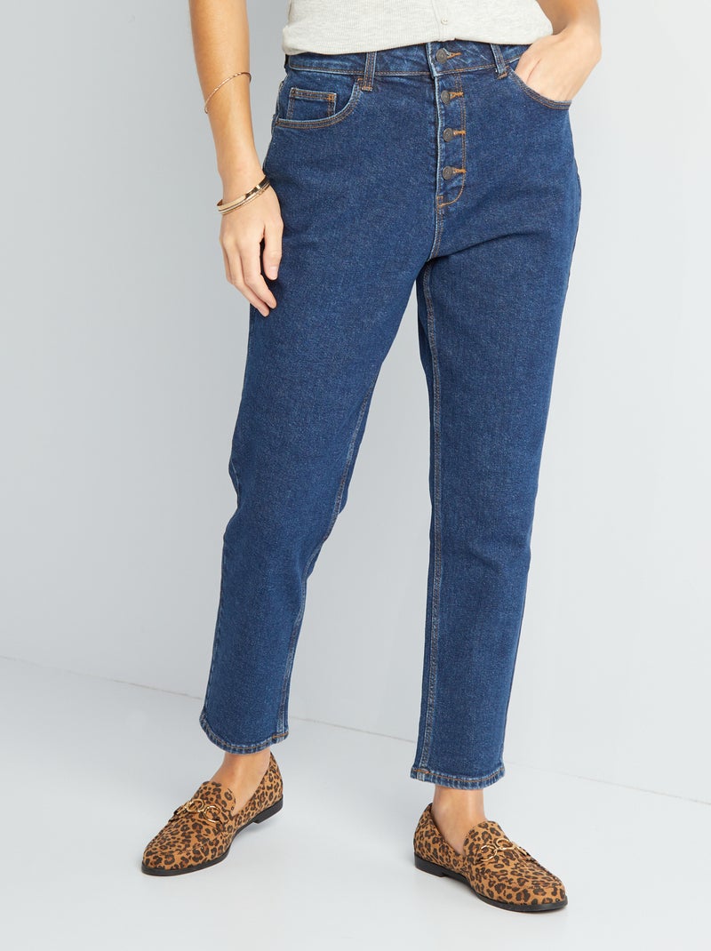 Jean mom à taille très haute - L28 Brut - Kiabi