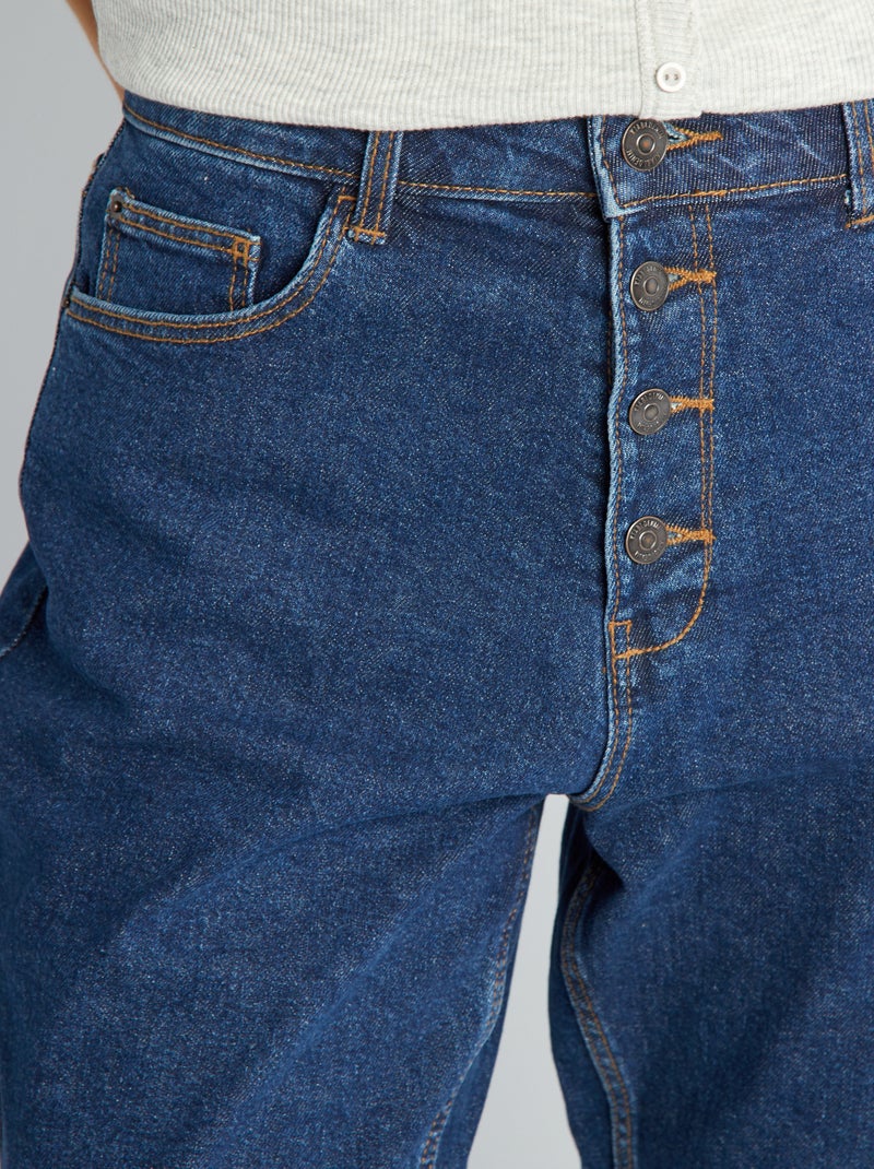 Jean mom à taille très haute - L28 Brut - Kiabi