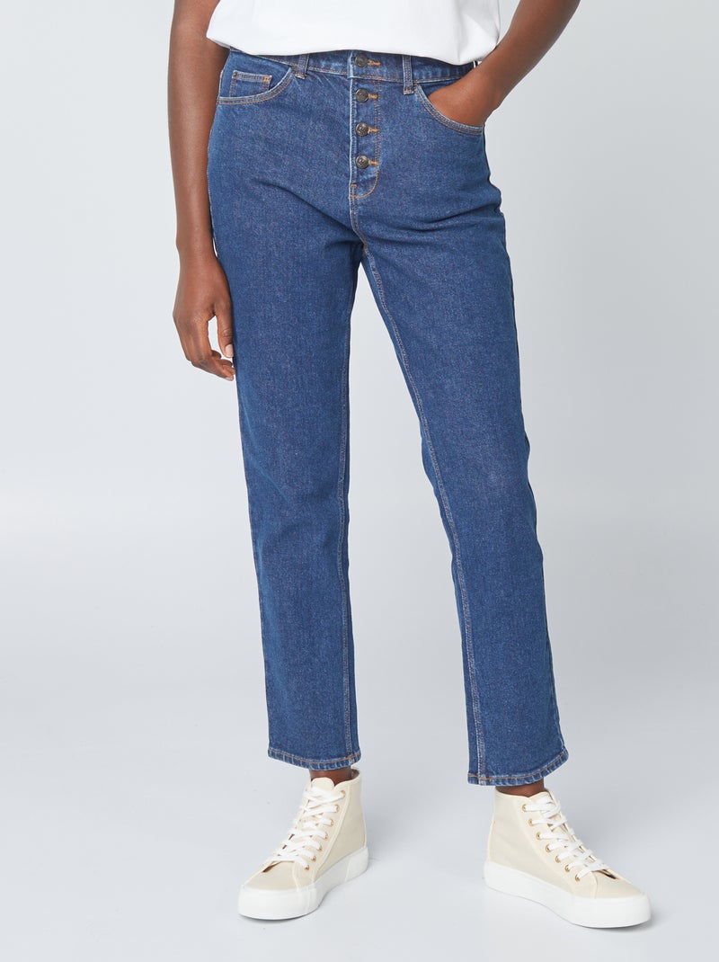 Jean mom à taille très haute - L30 Brut - Kiabi
