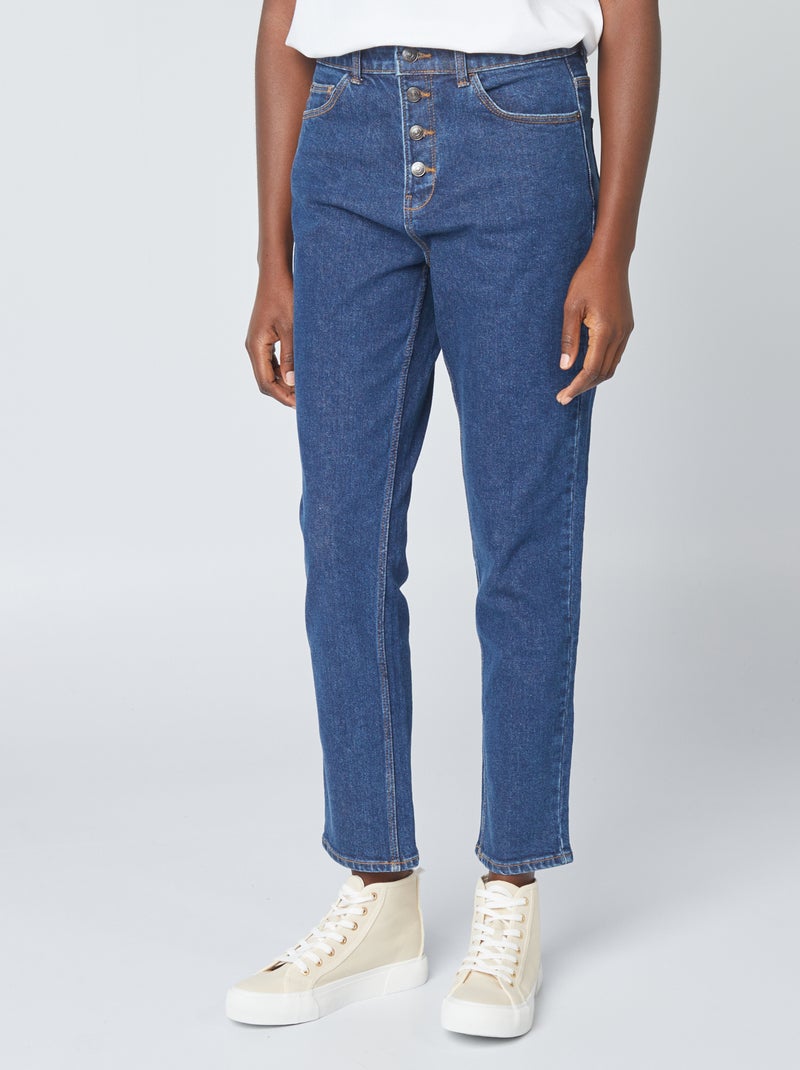 Jean mom à taille très haute - L30 Brut - Kiabi