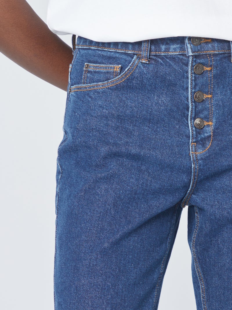 Jean mom à taille très haute - L30 Brut - Kiabi