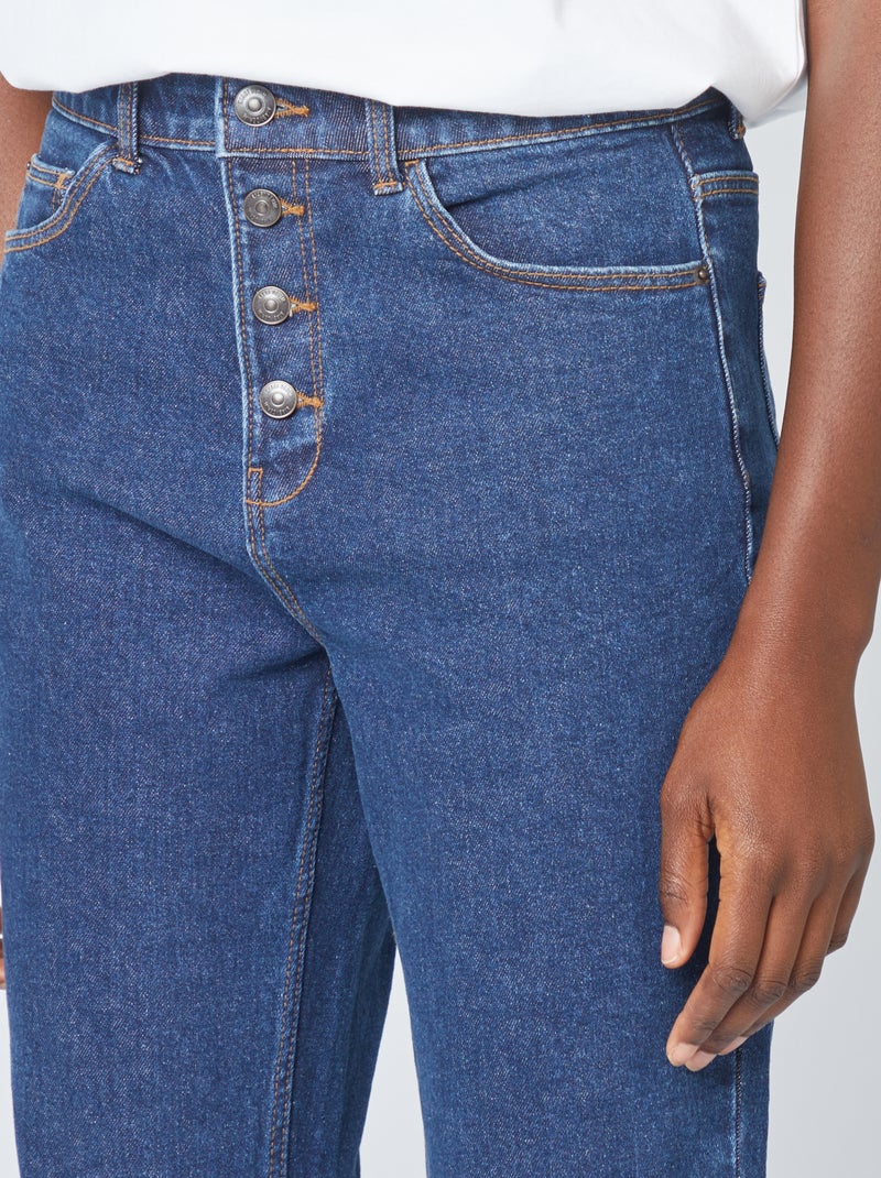 Jean mom à taille très haute - L30 Brut - Kiabi