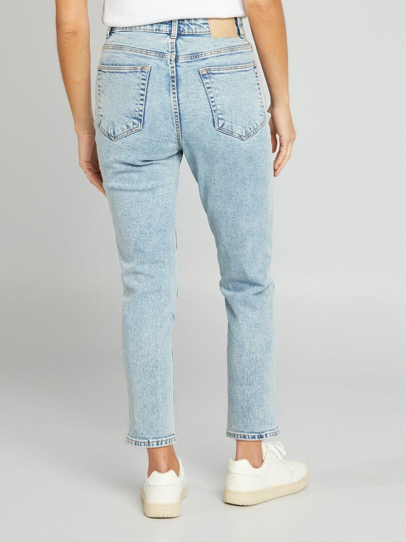 Jean mom à taille très haute - L32 Triple stone - Kiabi