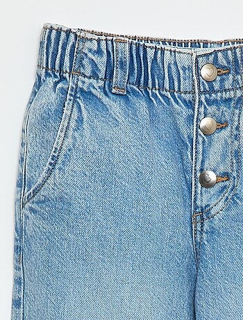 Jean mom avec poches en forme de cœur