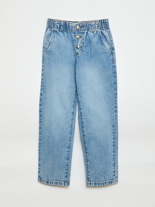 Jean mom avec poches en forme de cœur - Kiabi Jean mom avec poches en forme de cœur - Kiabi